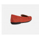 MOCASSINS Annytah Femme D84BMA cuir nubuck Rouge GEOX C7452 avec mors