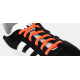 Lacets NÉON GLORY de  SLIWILS pour  vos baskets. ORANGE  FLUO Un accessoire mode idéal pour relooker vos chaussures