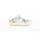 Chaussures Femme GODY MULTICOLOR PAINTING baskets en toile fantaisie multicolore élastique + scratch