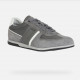 Baskets ou sneakers pour homme de GEOX confortable design en cuir/nubuck Griseavec lacet RENAN