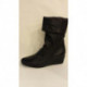 Demi botte en cuir noir souple FINREV de ARCUS