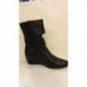 Demi botte en cuir noir souple FINREV de ARCUS