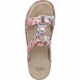 Mules femme Hawaii Fleuries multicolores ARA 27270 -  82 compensées Hightsoft Velcro’s et bijoux