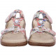 Mules femme Hawaii Fleuries multicolores ARA 27270 -  82 compensées Hightsoft Velcro’s et bijoux