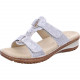 Mules femme Hawaii Argent/Silver ARA 27270-80compensées Hightsoft Velcro’s et bijoux