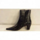 boot's OLYMPE de JB MARTIN en cuir noir ou gris bout effilé tout cuir