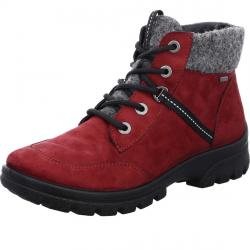 Bottine Saas-Fee rubis Bottes d'hiver robuste avec équipement GoreTex, en rouge 49307-66