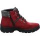 Bottine Saas-Fee rubis Bottes d'hiver robuste avec équipement GoreTex, en rouge 49307-66