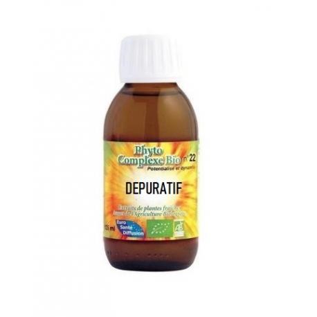 Phyto Complexe Dépuratif général n°18 - Extrait de plantes fraîches Bio 125 ml - Phytofrance Phyto Complexe Dépuratif général n°18 - Extrait de plantes fraîches Bio 125 ml - Phytofrance