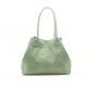 Sac à main ZEN  LOLA  femme ZEEN Cuir Vert Amande façon écaille différents coloris, portée épaule ou main