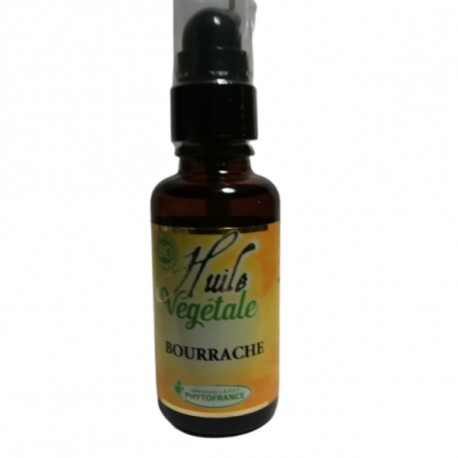 Phytofrance - Huile Végétale de bourrache Bio 30 ml Phytofrance - Huile Végétale de bourrache Bio 30 ml