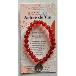 Bracelet arbre de vie CORNALINE