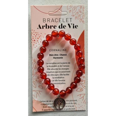 Bracelet arbre de vie CORNALINE