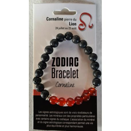 Bracelet zodiaque CORNALINE