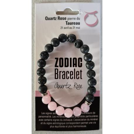 Bracelet zodiaque QUARTZ ROSE