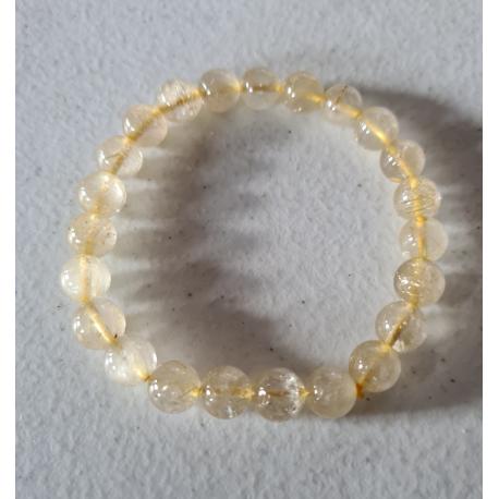 Bracelet QUARTZ RUTILE