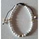 Bracelet fil HOWLITE BLANCHE