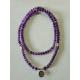 Bracelet / sautoir AMETHYSTE