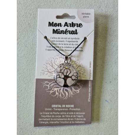 Collier ARBRE DE VIE CRISTAL DE ROCHE