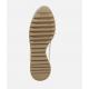 Baskets GEOX en cuir Beige Taupe Rosé métallisé   à lacet TABELYA D02AQA