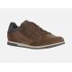 Baskets ou sneakers pour homme de GEOX U164GE  confortable design en cuir/nubuck Cognac avec lacet +zip RENAN