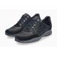 Mephisto chaussures confortables lacets zip femme IASMINA noir/ mordoré basket sport chic