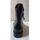 Bottines KARDIESSE METAMORF'OSE Femme Noir/Bordeaux Bicolore plata lacet + zip