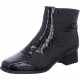 Bottine femme ARA cuir velours noir GRAZ 11837-75H zip talon 3,5cm double zip