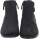 Bottine femme ARA cuir velours noir GRAZ 11837-75H zip talon 3,5cm double zip
