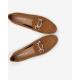 Mocassin chic Velours Camel LOREL de ADIGE plat mors argent intemporel