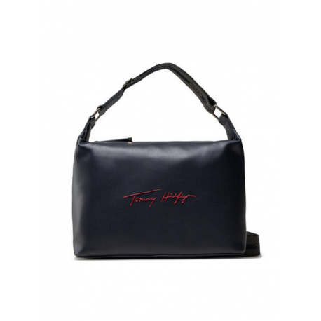 Sac à main Iconic Tommy Hobo Sign AW0AW10472 Bleu