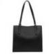 Sac Cabas Epaules Lancaster Foulonné Double Noir