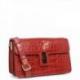 Sac Pochette Lancaster Exotic Croco Rouge