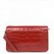 Sac Pochette Lancaster Exotic Croco Rouge