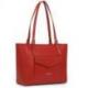 Sac Cabas Epaule Lancaster Smooth Rouge