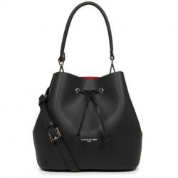 Sac Seau Lancaster Pur & Element City Noir/Rouge