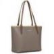 Sac Cabas Epaule Lancaster Smooth Taupe Gingembre