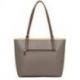 Sac Cabas Epaule Lancaster Smooth Taupe Gingembre