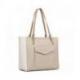 Sac Cabas Epaule Lancaster Constance Naturel Beige