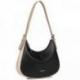 Sac Epaule Besace Lancaster Smooth Noir/Nude