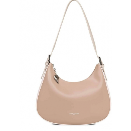 Sac Besace Lancaster Constance Nude Nacre