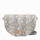 Sac à Bandoulière Guess Danna Python Blanc