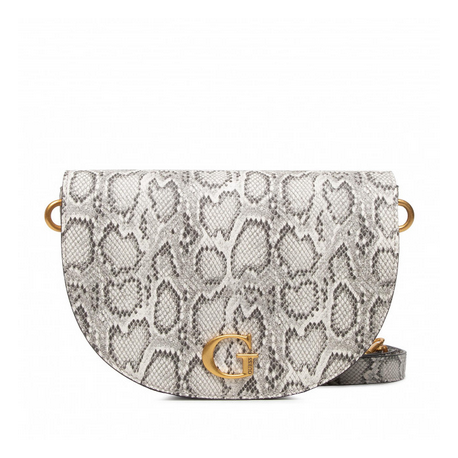 Sac à Bandoulière Guess Danna Python Blanc