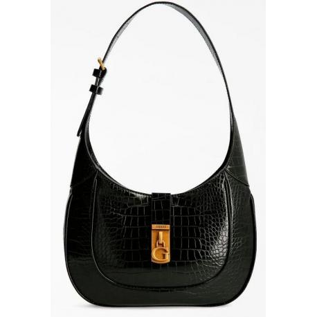 Sac à bandoulière hobo maimie imprime croco