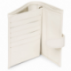 Porte cartes Lancaster Smooth Blanc