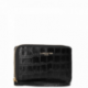 Portefeuille compagnon Lancaster Exotic Croco Noir