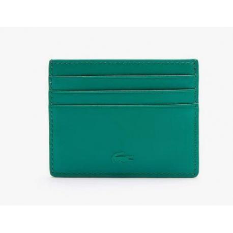 Porte-cartes Lacoste Fluorine Grillon Vert