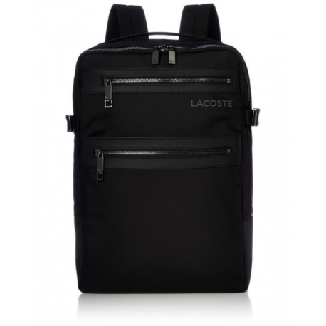 Sac à Dos Lacoste Sportwear Toile Résistante Noir