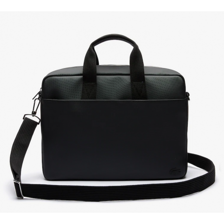 Sac ordinateur Lacoste unisexe Noir