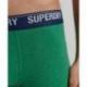 Lot de deux boxers en coton biologique Dual Logo SUPERDRY